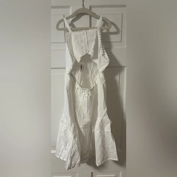 NWT- Janie and Jack Textured Stripe Tiered Dress (SIZE 14) - Picture 3 of 8